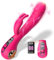 Dildo Juguetes Eróticos Vibradorador Mujer - Vibradorador Clítoris con pantalla LED & 9 Modos,juguetes Eróticos para Pareja Sexuales, Consoladores para Mujer con Estimulador de Clítoris y Vaginal.