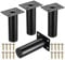 4 Pcs Adjustable Furniture Legs, 4/10cm Metal Cabinet Feet, Sofa Replacement Support for Kitchen Cupboard Table Chair Desk
