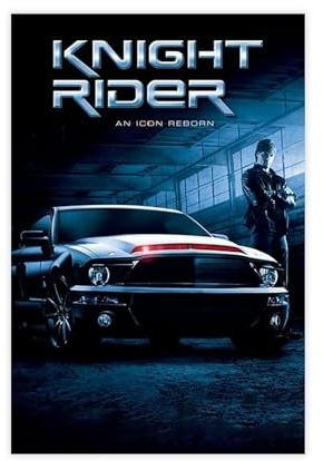 LoueN Poster aus der TV-Serie Knight Rider (4), Leinwand-Poster, Schlafzimmer, Dekoration, Sport, Landschaft, Büro, Raumdekoration, Geschenk, ungerahmt, 30 x 45 cm