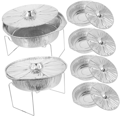 ABOOFAN 1 Set Pentola di carta stagnola con pesce alla griglia vaschette di alluminio usa e getta vasetti di alluminio usa e getta accessori per grigliate teglie da forno teglia da forno