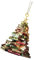Colcolo Buch-Christbaumschmuck, Weihnachtsdekoration, entzückende, kreative Geschenke für Buchliebhaber, Stapel von Büchern, Anhänger für den Garten