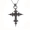 Herren Halskette Silber Kreuz Halskette personalisiert Retro Gothic Schädel Kreuz Anhänger Halskette katholische Gebet Schmuck Punk Mode Halskette für Männer das Geschenk
