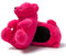 JOMIX Pantofole Donna Divertenti da Casa Ciabatte Invernali Peluche Ciabattine Orsetto Pelose Ragazza Ciabattone Chiuse Bambini Cartone Animali MD8639-9 Fuxia 36/37