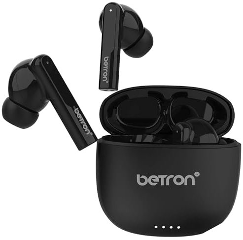 Betron TG30B Wireless Earbuds, Bluetooth In-Ear Headphones with Deep Bass, 15H Playtime, IPX4 Sweatproof for Running and Gym