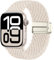 Maledan Neuestes Geflochten Armband Kompatibel mit Apple Watch Armband 40mm 41mm 38mm 42mm(Series 10), Solo Loop Nylon Magnetisch Band für iWatch Series 10 9 8 7 6 5 4 3 2 1 SE Ultra, Polarstern