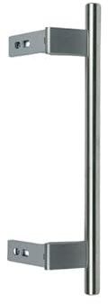 LUTH Premium Profi Parts Manija de puerta compatible con Liebherr 9096534 acero inoxidable barra forma para nevera congelador