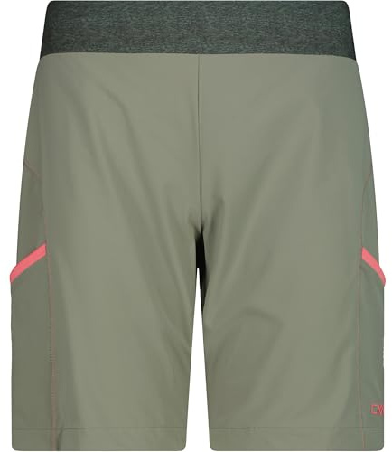 CMP Damen Trekking Bermuda Shorts mit Dry-Function leicht, elastisch & schnelltrocknend mit Dry-Function. Bequemer Bund & Seitentaschen, ideal für Outdoor. Gr. 40 = M