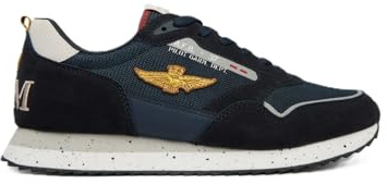 Aeronautica Militare Herren-Sneaker mit Patch AM und Adler 261SC0288UCT03545