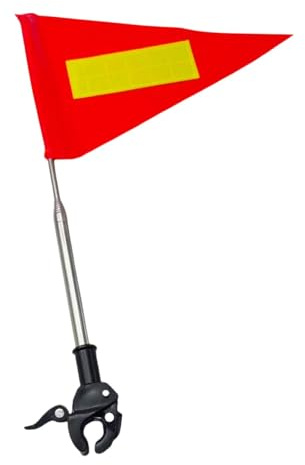 F Fityle Flag Pole Kit Telescopic Pole Supplies Lightweight Versatile Easy to Install Adjustable Triangle Flag