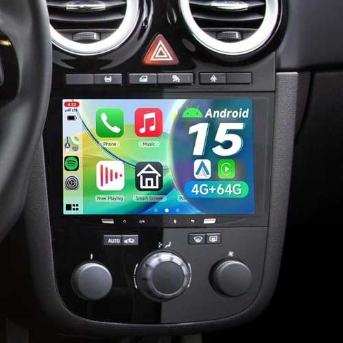 ACAVICA Autoradio Android 15 per Opel Corsa D Astra Zafira Vivaro 2004–2011