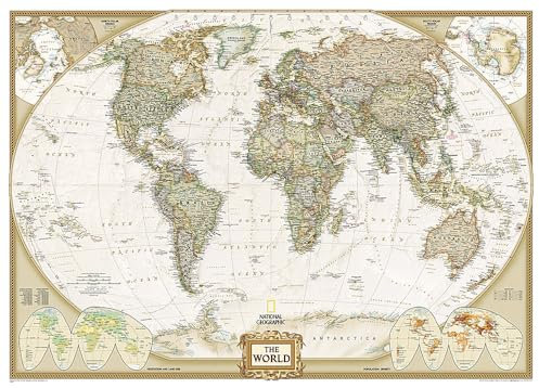 World Executive, Mural Flat: Wall Maps World