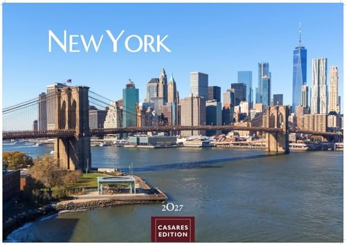 New York Kalender 2027 – Wandkalender | Fotokalender Nordamerika 24x35cm – Faszinierende Ansichten der Stadt, die niemals schläft, als Geschenk oder Blickfang