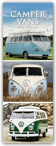 Camper – Camper Vans – Slimline-Kalender 2026: Original Gifted Stationery Kalender – Slimline [Mehrsprachig] [Kalender]