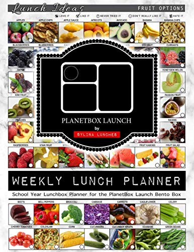 Weekly Lunch Planner: School Year Lunchbox Planner for the PlanetBox Launch Bento Box: 40 Weeks of Planning Pages & Lunch Ideas (Bento Lunch Box Planners, Band 2)