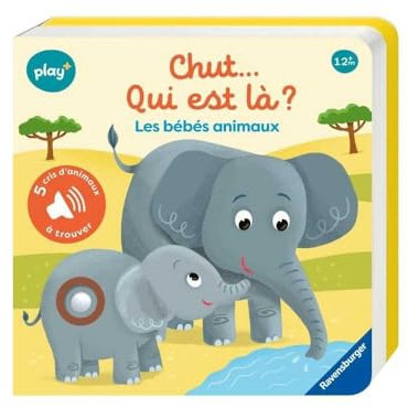 Les bébés animaux: Mon premier livre sonore cherche et trouve