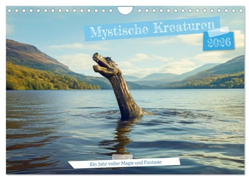 Mystische Kreaturen - Ein Jahr voller Magie und Fantasie (Wandkalender 2026 DIN A4 quer), CALVENDO Monatskalender: Entdecke jeden Monat eine neue ... und Phantasie verzaubern. (CALVENDO Kunst)