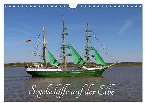 Segelschiffe auf der Elbe (Wandkalender 2026 DIN A4 quer), CALVENDO Monatskalender: Große Segelschiffe und Segelboote (CALVENDO Mobilitaet)