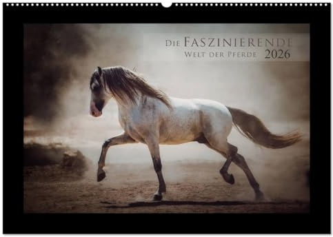 Die Faszinierende Welt der Pferde (Wandkalender 2026 DIN A2 quer), CALVENDO Monatskalender: Lassen Sie sich entführen in die Faszinierende Welt der Pferde (CALVENDO Tiere)