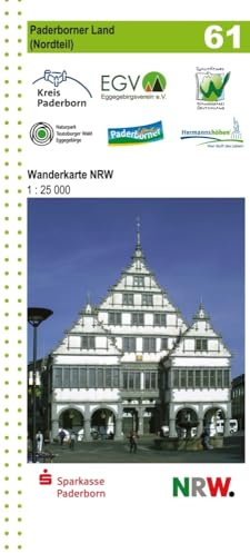 Paderborner Land (Nordteil) Blatt 61, topographische Wanderkarte NRW: 1:25.000 (Geo Map)
