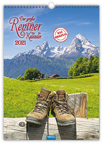 Großbildkalender Der große Rentnerkalender 2021: 30 x 42 cm, großes Kalendarium und aufwendige Rückseitengestaltung