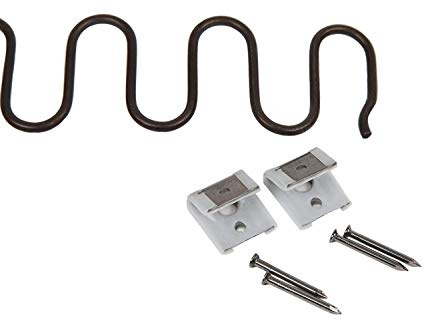 5 X ZIG ZAG CHAIR SPRINGS 22+CLIPS+NAILS UPHOLSTERY SUPPLIES