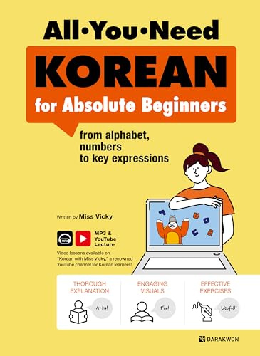 All You Need KOREAN for Absolute Beginners: From alphabet, numbers to key expressions | Free YouTube Lectures + MP3 Download