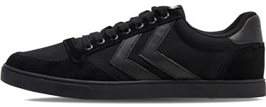 hummel Unisex Slimmer Stadil Tonal Low Low-Top,Schwarz,46 EU