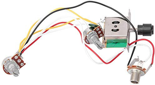 E-Gitarren Set, mit Potentiometer, Elektrogitarre Zubehör, 250 K, 1T1V, 3 Positionen, für Rockmusiker, Heavy Metal Musiker, Live Auftritte