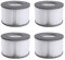 Hoimlm Ersatz Filter für MSpa Filterkartusche Wasserfilter, Kartuschenpumpe für heiße U-Boote und Spa,für aufblasbare Pools - Modell ab 2020 (4pcs)