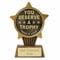 TROPHIESPLUSMEDALS Personalised You Deserve A Trophy Mini Star Award - 10cm | Small 3 7/8 Gold Winner Trophies for Fun Kids Party, Sports, School & Games Reward | Includes Free Metal Plate Engraving