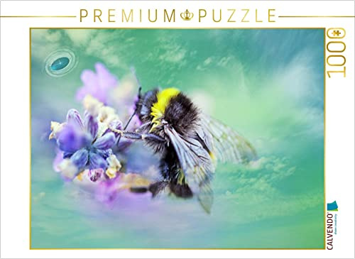 CALVENDO Puzzle Die kleine Hummel auf Nektarsuche 1000 Teile Puzzle quer | Lege-Größe cm Foto-Puzzle für glückliche Stunden
