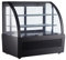 METRO Professional Vitrine réfrigérée à poser GCV1100, plastique/verre, 70,5 x 47,2 x 68,7 cm, 100 L, froid ventilé, 195 W, noir, pour cafés/restaurants/boulangeries (100 L - Noir)