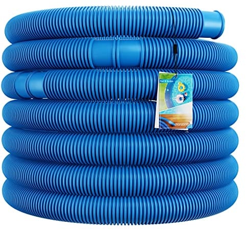 Monzana® Manguera Flexible de Piscina 6m Diámetro 38mm Tubo Limpiafondos Bombas de Filtro Mantenimiento Azul