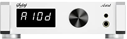 SABAJ A10d 2022 Version hochauflösender symmetrischer Audio-DAC doppelter ES9038Q2M-Chip USB/Optisch/Koaxial/Bluetooth 5.0-Eingang XLR-symmetrischer Ausgang auf 4,0 Vrms XMOS DSD512