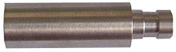 BASIT Träger für 20 mm Gardinenstange Edelstahl Look o. Zubehör Trägerverlängerung, Modell:50 mm Trägerverlängerung