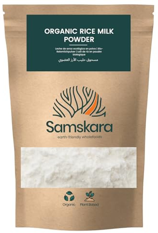 Leche de Arroz Ecologica en polvo BIO | Vegana hecho de plantas | alternativo a la leche en polvo | 500 gr x 1