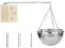 Verdampferschale Sauna - Aroma Schüssel Sauna Aus Edelstahl Ø12cm/20cm - Hängend Sauna Schale Für Saunakristalle Und Mentholkristalle - Sauna Verdampferschale Für Spa Sauna (350ml)