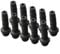 Set of 10 Wire Cable Sleeves for Power Tool Cables Rubber Strain Relief Cord Boot Connector(4mm - black)