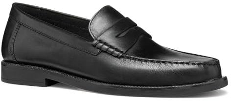 Geox U RECANATI D, Mocasín Hombre, Black, 44 EU