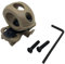 WELLDOER Helmet Flashlight Holder Mount Torch Clamp Quick Release Flashlight Holder Mount Bracket