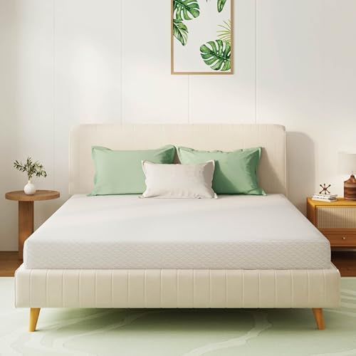 Emerspring Full Size Memory Foam Mattress 5 Inch,Cooling Green Tea Gel