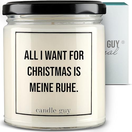 candle guy Duftkerze im Glas [Brennzeit 70h] - Duft-Kerze handgemacht mit Spruch | Freches Geschenk für Frauen, Freundin, Geburtstag | 100% Sojawachs, schöne natürliche Düfte mit ätherischem Öl