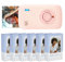 HPRT CP2100 Imprimante photo avec 130 feuilles de papier photo, mini imprimante couleur portable 2,1 x 3,4, Bluetooth 5.0, sublimation thermique, couleur stable, 300 DPI imprimante photo pour