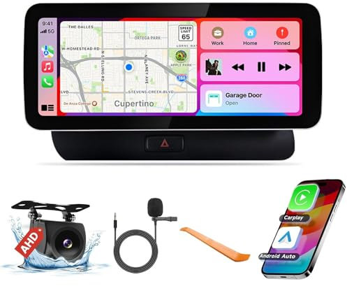 12.3 Octa Core 8G+64G Coche CarPlay Android Auto Navegación Android Estéreo para Audi Q5 2010-2017 GPS Radio Display IPS Pantalla táctil Headunit Tablet Reproductor Multimedia