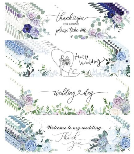 Ymxygz 24pcs Water Bottle Labels Wedding Decors Wedding Water Bottle Labels Stickers Water Bottle Wrap Sticker