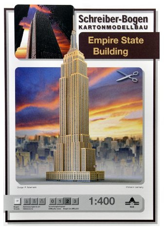 Aue-Verlag 33 x 15 x 113 cm Empire State Building Model Kit
