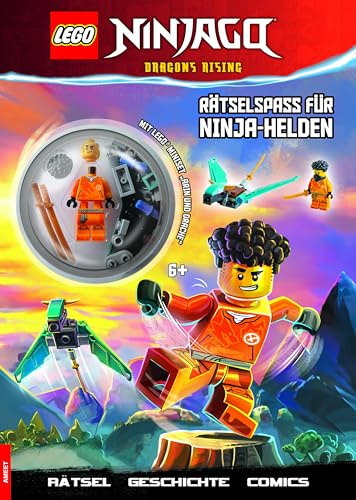 LEGO® NINJAGO® – Rätselspass für Ninja-Helden: mit Miniset Arin mit Drache