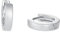 Amor Creolen 925 Sterling Silber Unisex Damen Herren Ohrschmuck, 1,2 cm, Silber, Kommt in Schmuck Geschenk Box, 9059331