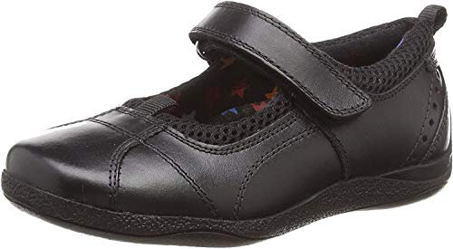 Hush Puppies Cindy Girls Junior Mary Jane School Shoes Junior 1 Black