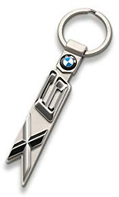 BMW Genuine Porte-Clés Elégant en Acier Inoxydable X6 de la Collection Principale